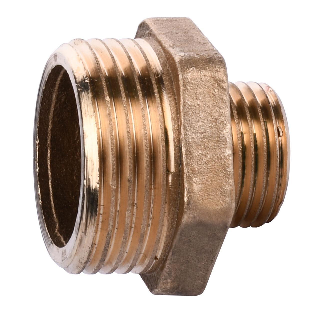 Ніпель латунь 1″×1/2″ зовнішня-зовнішня А0513А | 000010623
