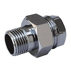 Зганяння американка пряма Solomon 1″ Хром 1620 | 000002493