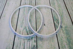 П'яльця рамка овальні каучукові Nurge, 220х270мм прозорі