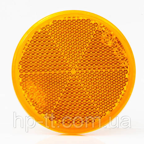 Светоотражатель Fristom d=60 желтый DOB-032 Z