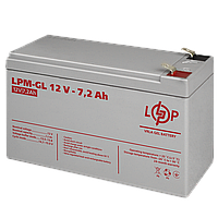 Аккумулятор гелевый LPM-GL 12V - 7.2 Ah