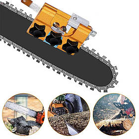 Портативна механічна машинка для заточування ланцюга на бензопилу та електропилу KT-711