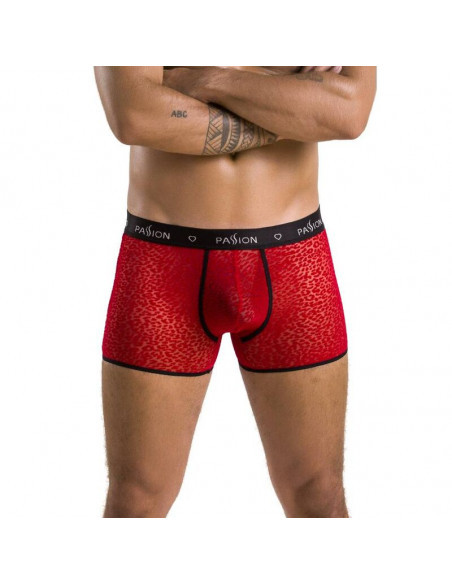 Чоловічі червоні боксерки з малюнком 046 SHORT PARKER red L/XL — Passion, фото 1