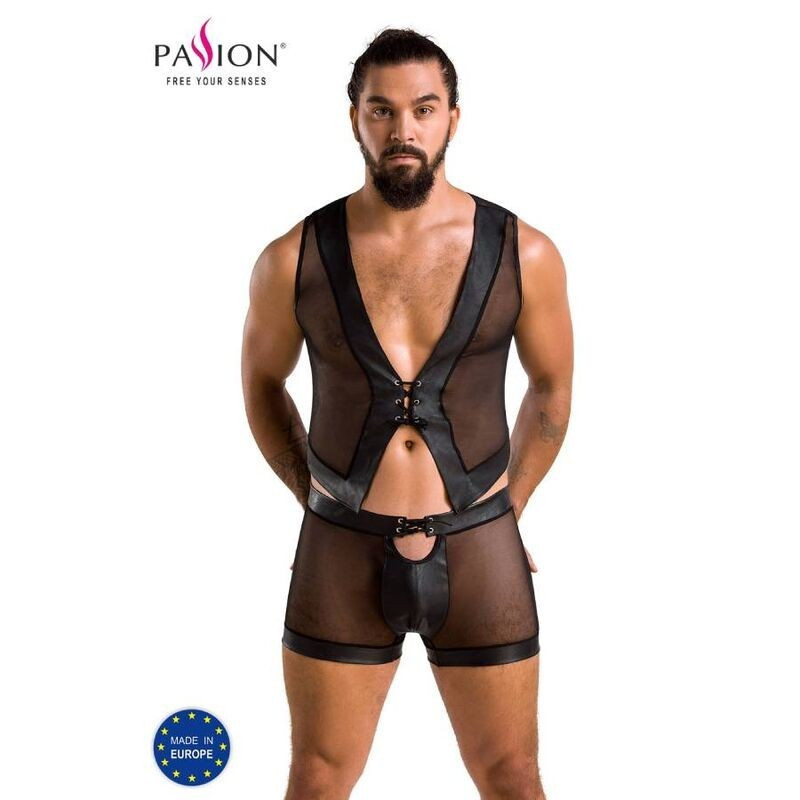 Чоловічий комплект 053 SET WILLIAM black L/XL -Passion, фото 1