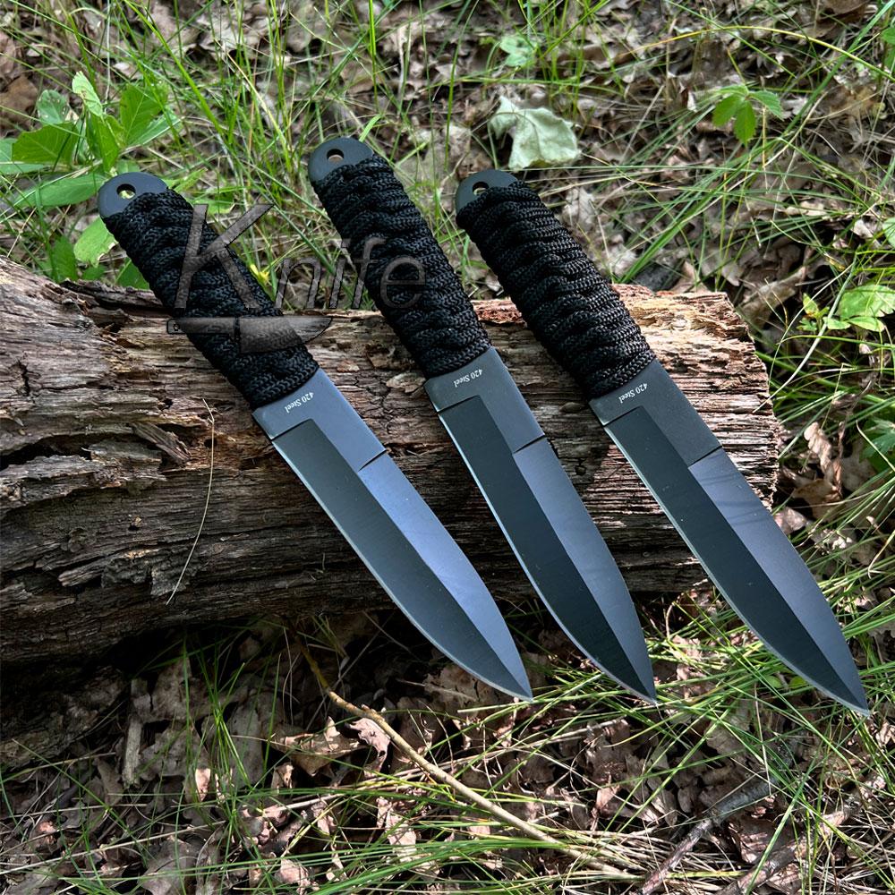 Ножі метальні міцні 3в1 з чохлами
