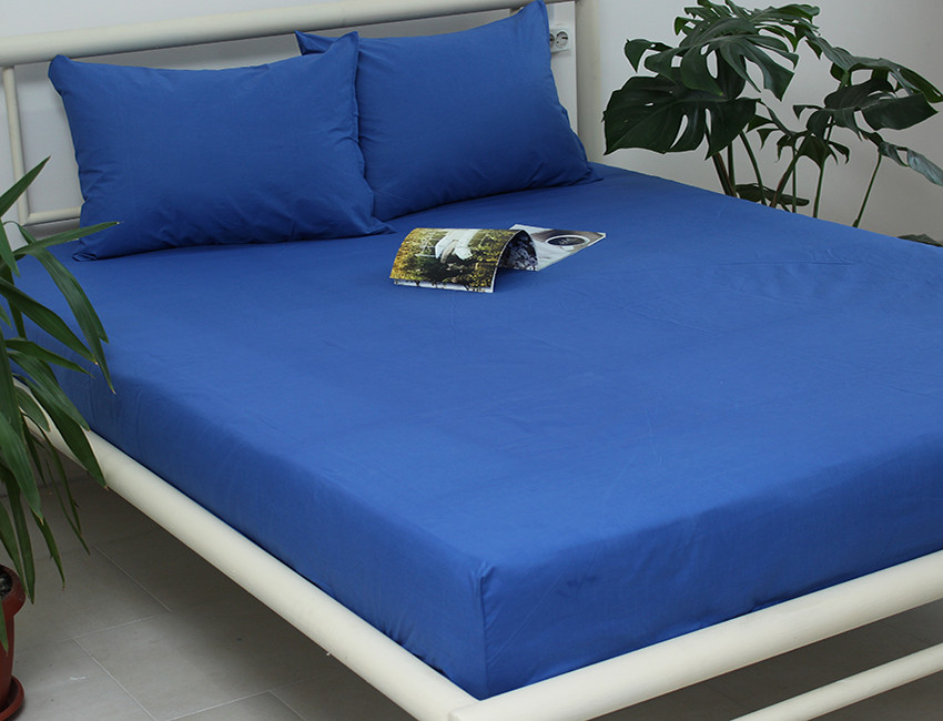 Простирадло на гумці + наволочки 180х200х20 Princess Blue, фото 1