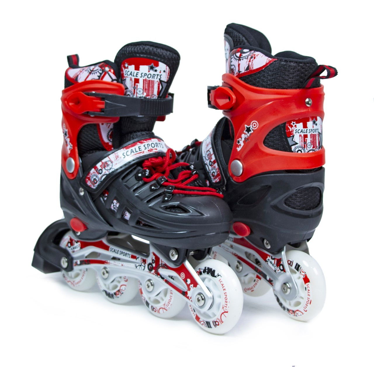 Ролики Scale Sports Red LF 905, розмір 38-42