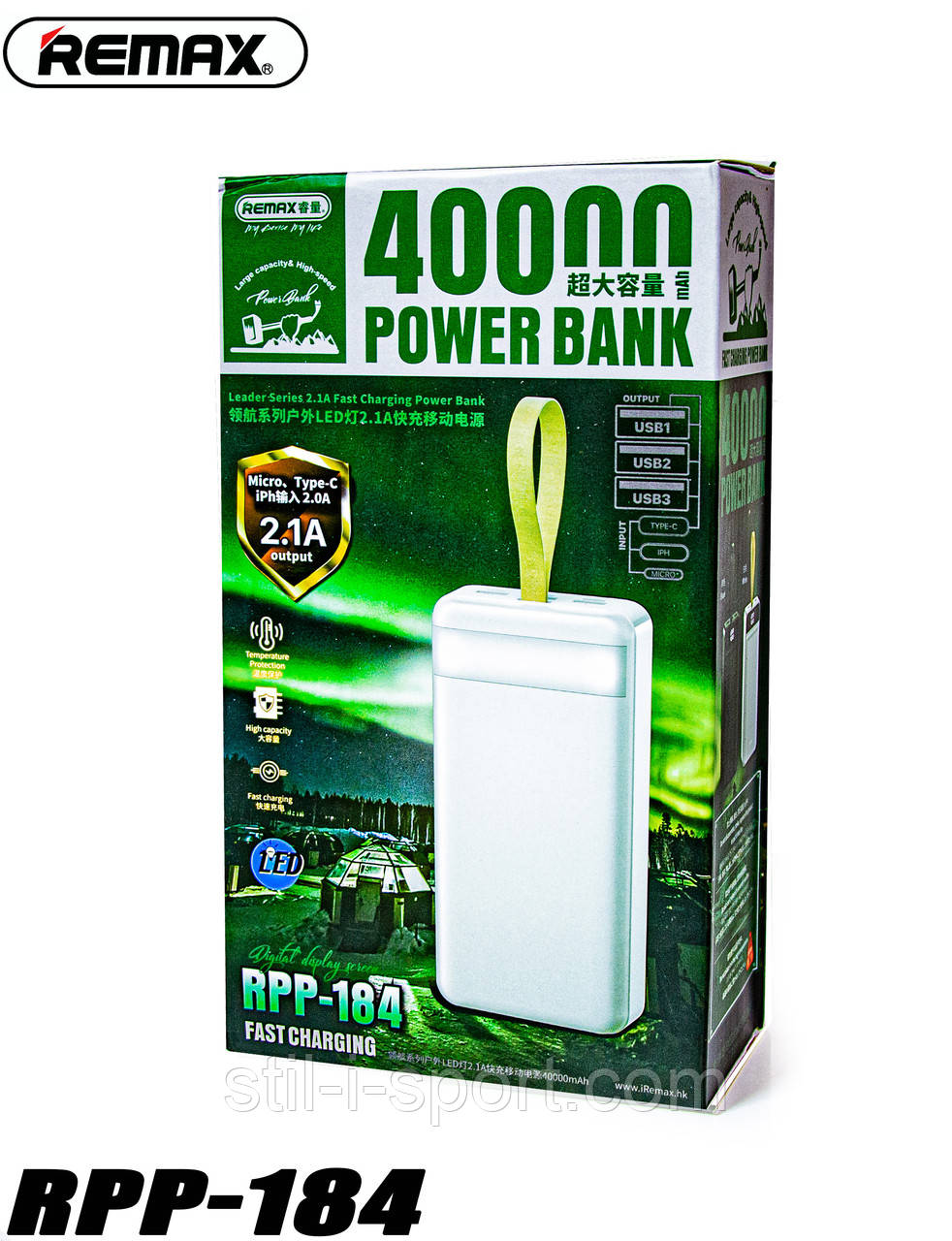 Повер Банк Power Bank RPP-184 40000mAh, фото 1