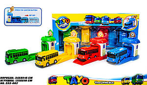 Набір Автобусів Тайо 333-002 з Гаражом