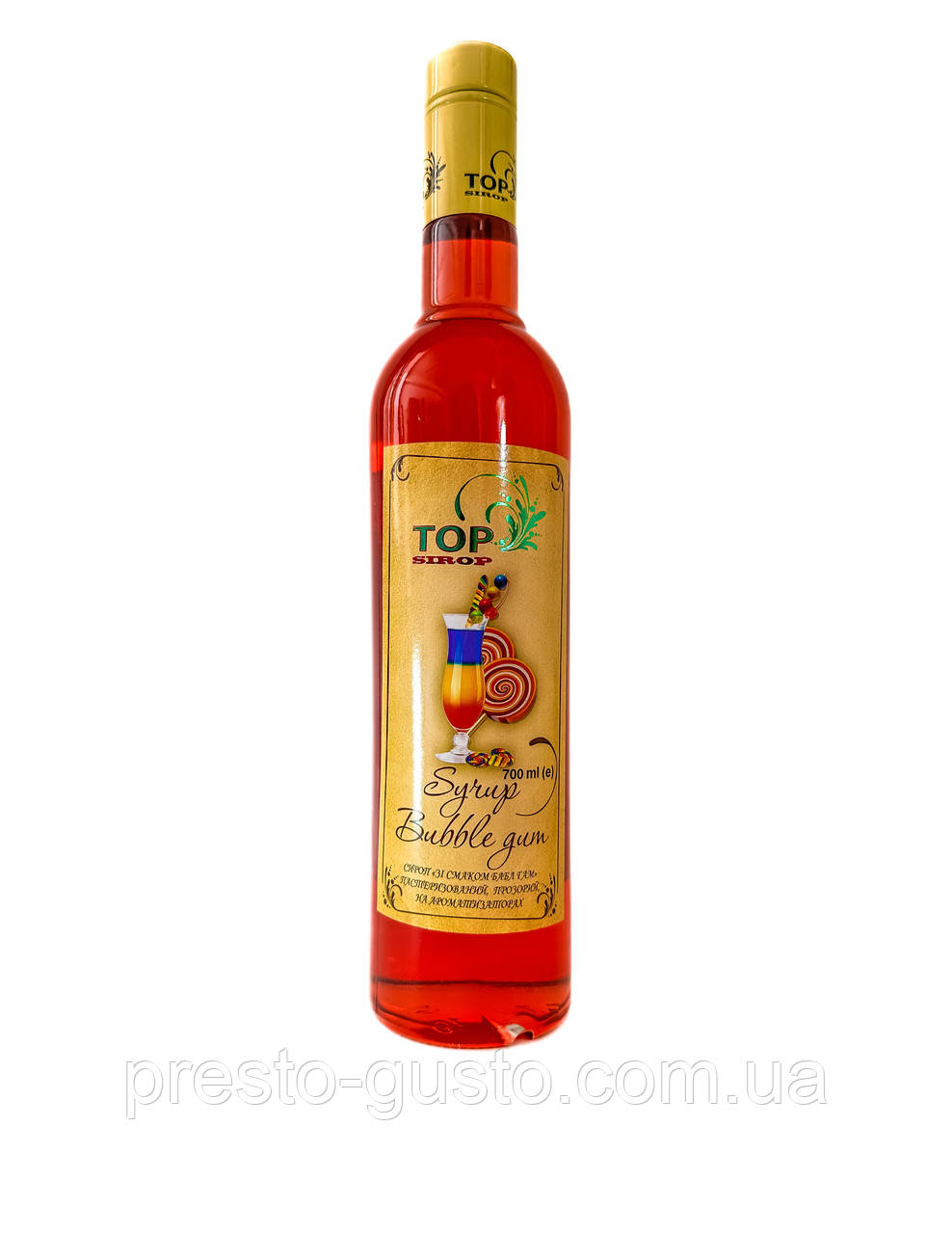 Сироп "Бабл-Гам" 0,9л ТМ "TOP Sirop"