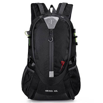 Рюкзак туристичний на 40 л, (52х35х20 см) xs2586, Чорний / Рюкзак похідний / Рюкзак в похід