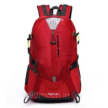 Рюкзак туристичний на 40 л (52х35х20 см) xs2586, Червоний / Похідний рюкзак / Рюкзак в похід