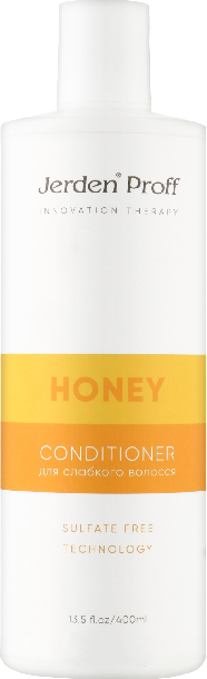 Безсульфатний медовий кондиціонер для волосся Jerden Proff Honey (400мл.)