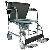 Інвалідна коляска із санітарним обладнанням Karadeniz Medikal G125 Медапаратура, фото 5