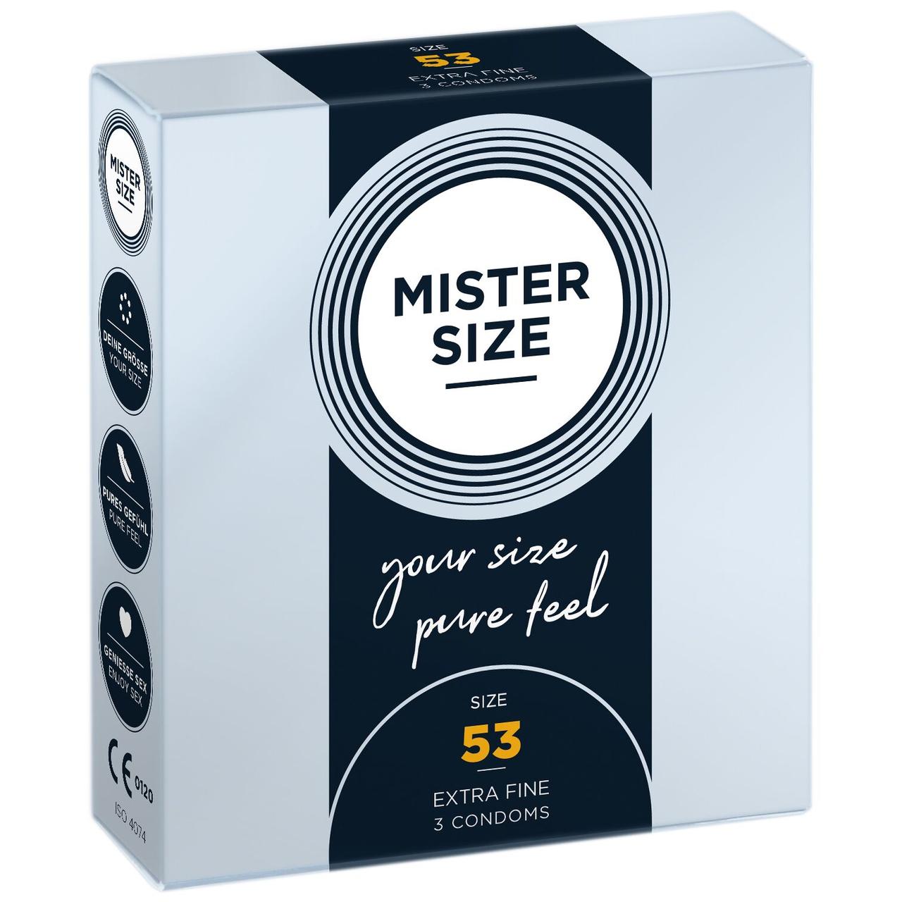 Презервативи Mister Size 53 (3 pcs)