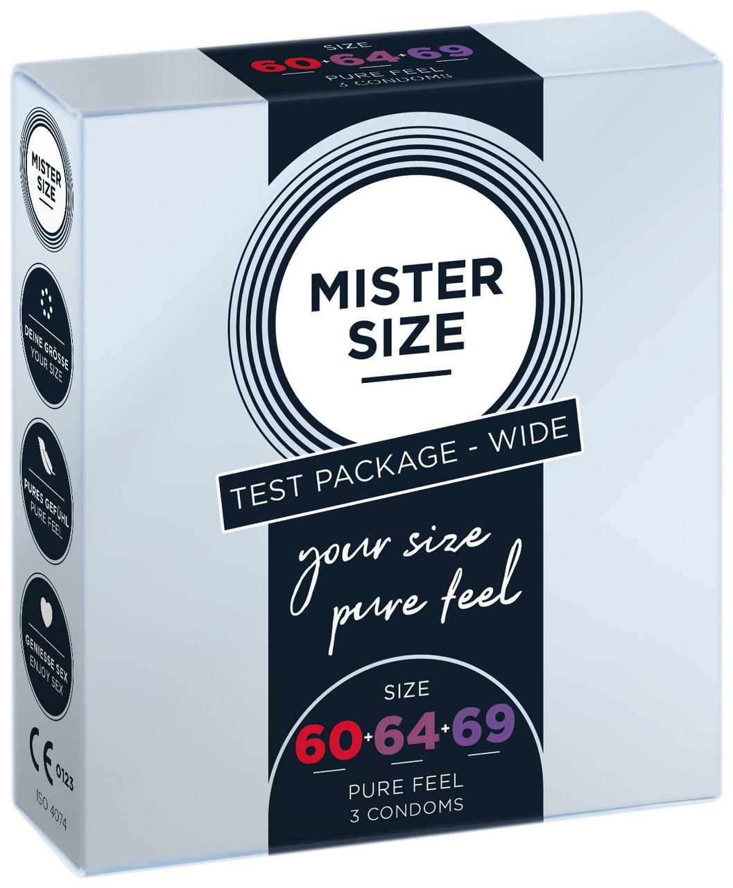Набор презервативов Mister Size Testbox 60-64-69 (3 pcs)