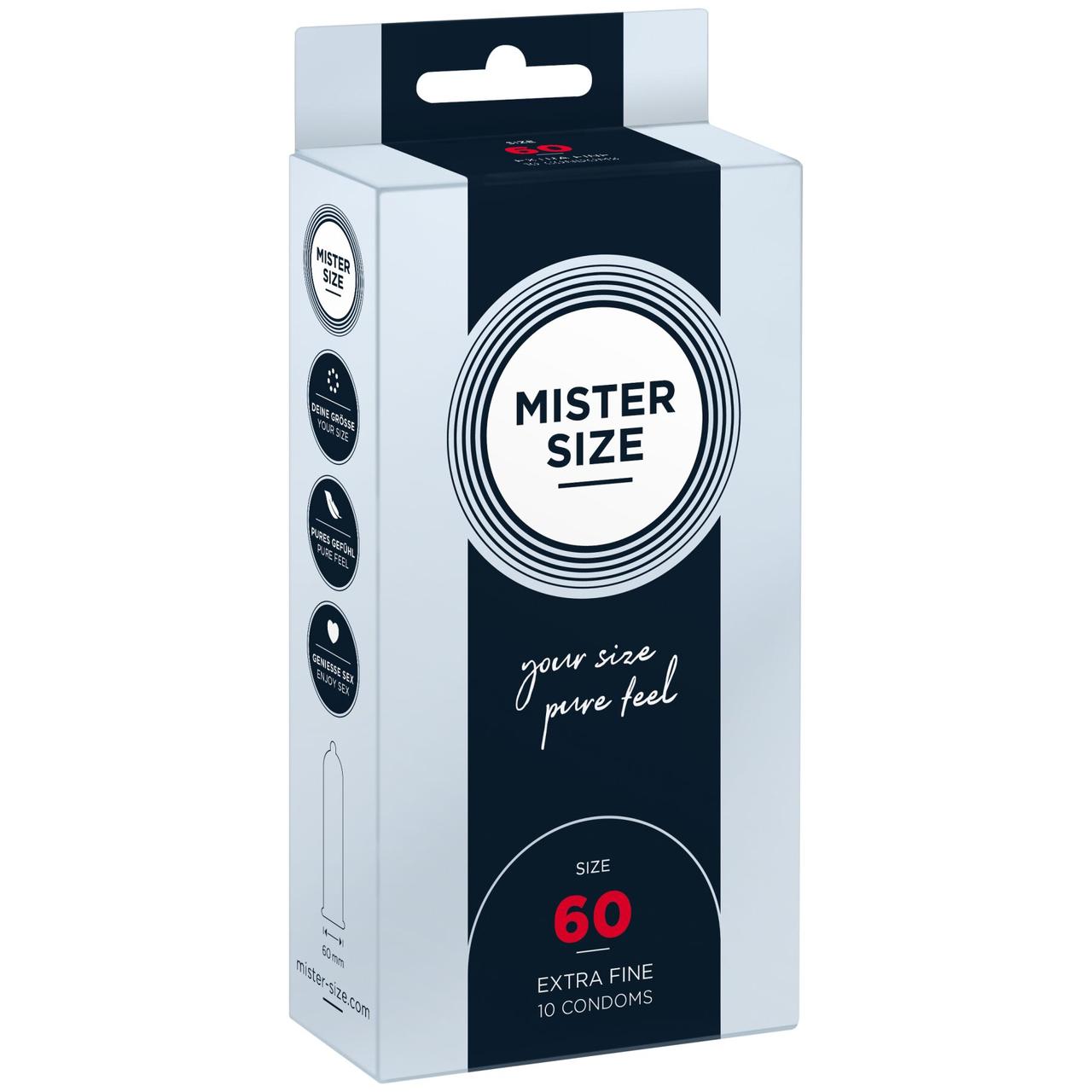 Презервативи Mister Size 60 (10 pcs)
