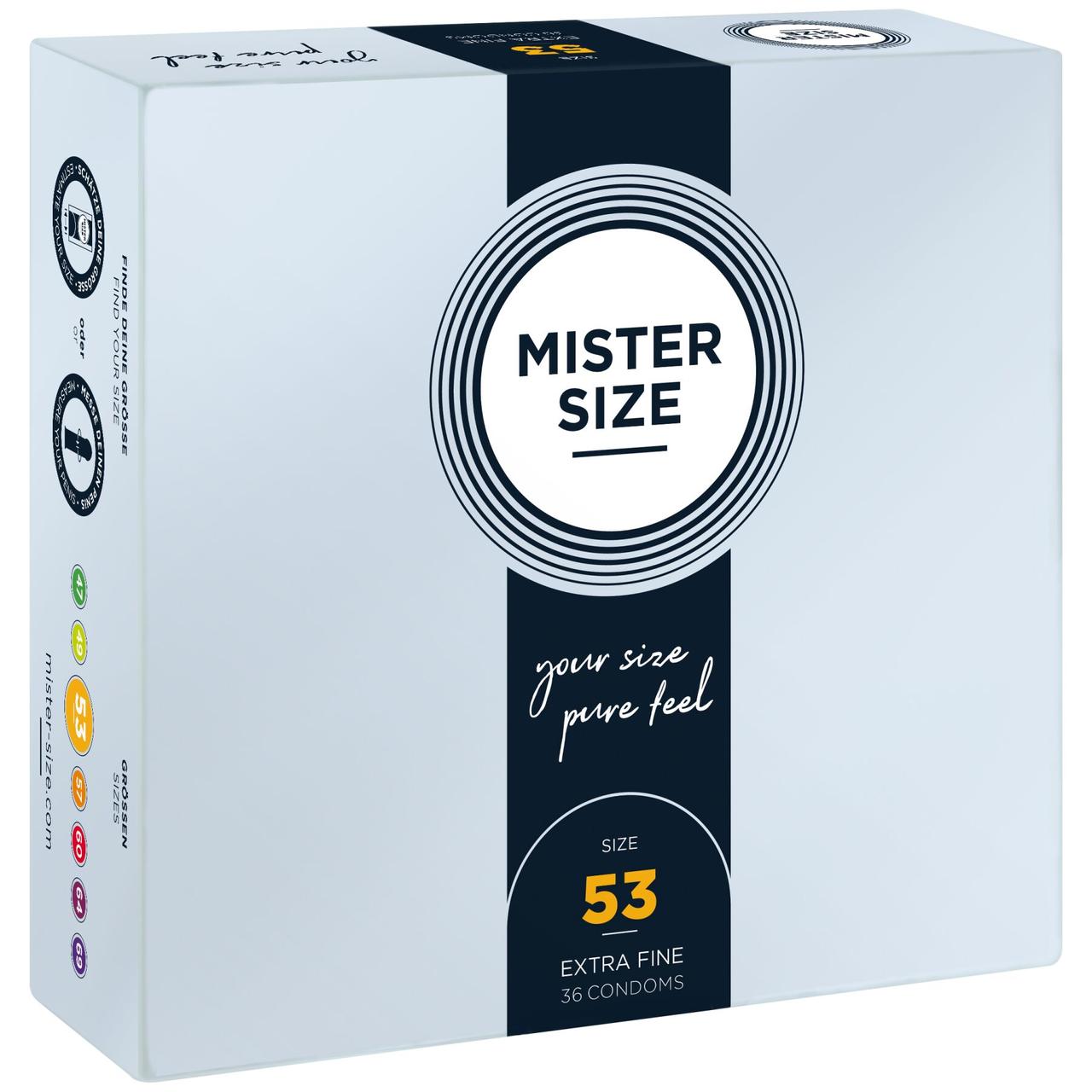 Презервативи Mister Size 53 (36 pcs)