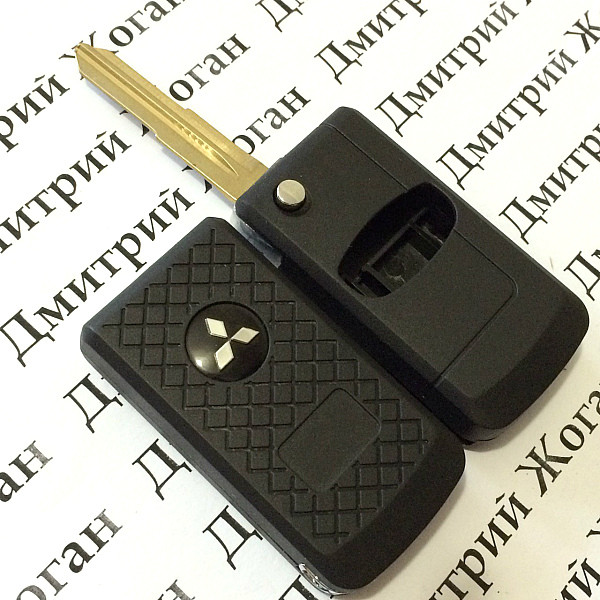 Корпус выкидного авто ключа для MITSUBISHI (Митсубиси) 2 - кнопки - фото 2 - id-p36152030