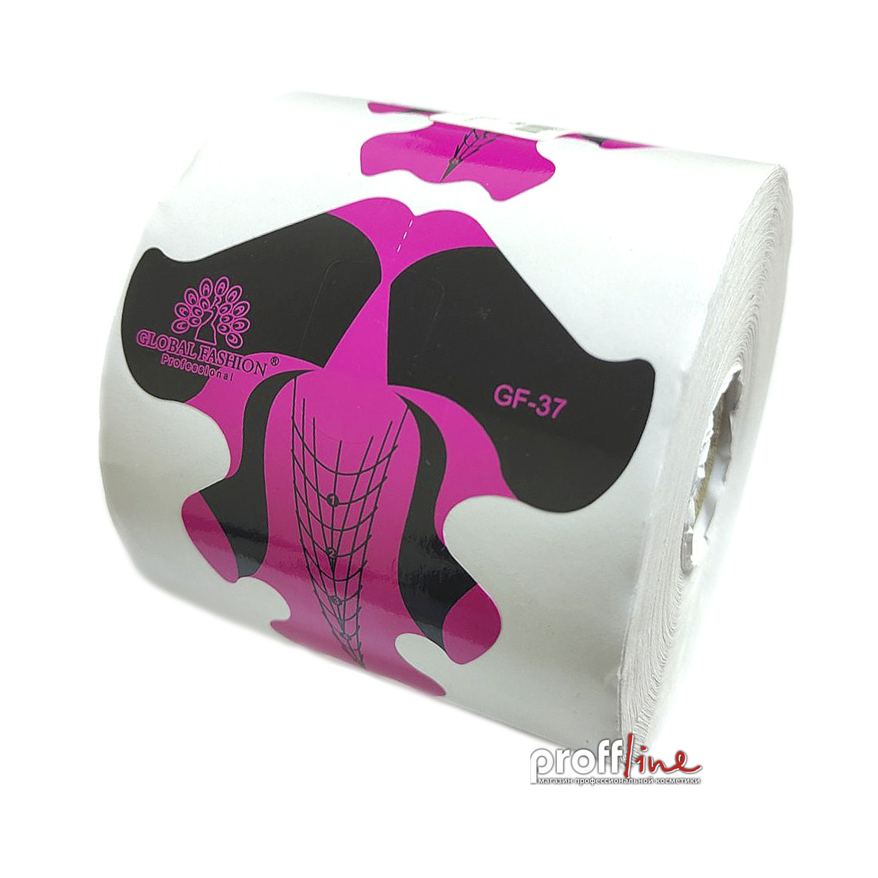 Форми для нарощування нігтів Global Fashion GF-37 300 шт, фото 1