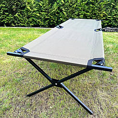 Надміцна українська розкладачка армійська похідна НАТО зелена, витримує до 200 кг