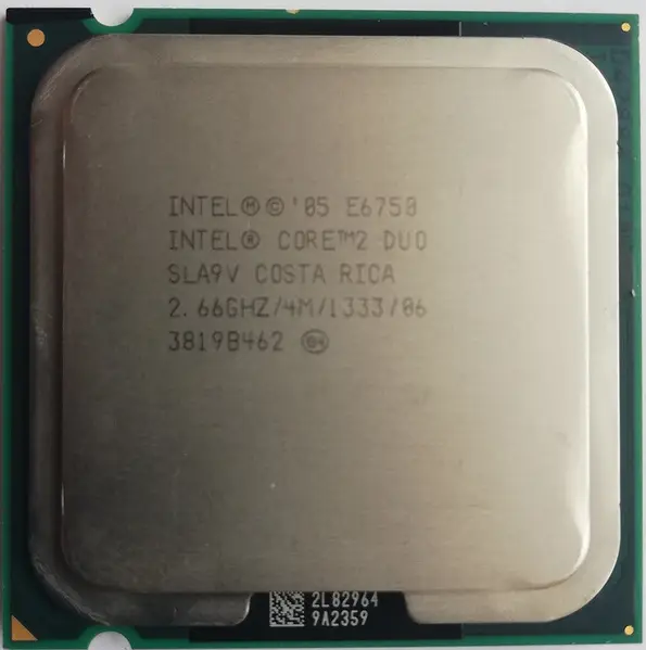 Б/В, Процесор, Intel Core 2 Duo E6750, s775, 2 ядра, 2.66 гГц