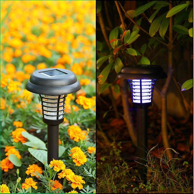 Садовий ліхтар на сонячній батареї LED 30 см автоматичним вкл/викл (ЗФ-034)