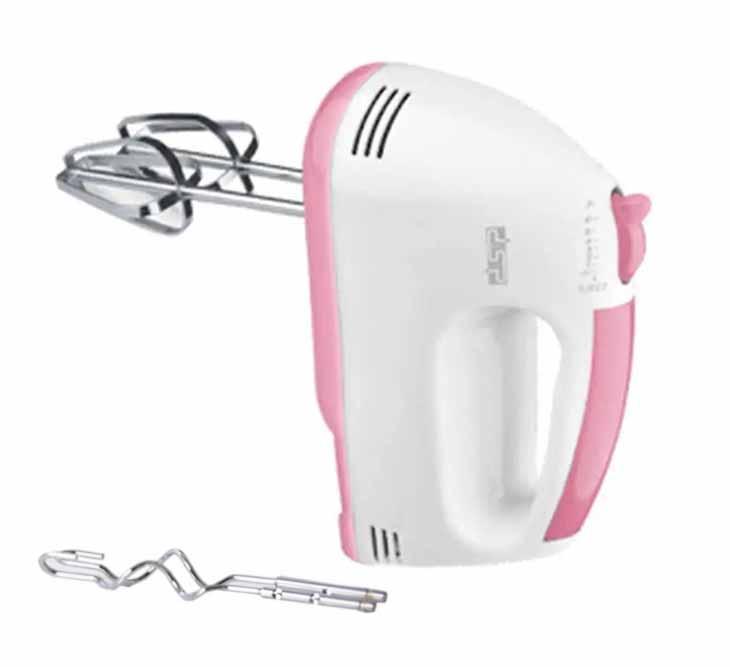 Міксер ручний кухонний DSP KM-2033 Pink 100 Вт 7 швидкостей