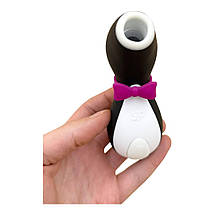 Вакуумний стимулятор клітора Penguin Симулятор орального сексу пінгвін, фото 5