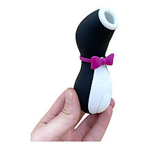 Вакуумний стимулятор клітора Penguin Симулятор орального сексу пінгвін, фото 3