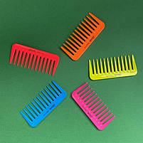 Гребінець для волосся кораловий Janeke Superbrush Small Supercomb Fluro, фото 3