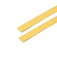 Самоклеющаяся декоративная кромковая полоса золотистая, Толщина 1мм Размер: 1,1*500см