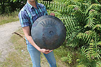 Гравировка на крышку сковороды из диска 40 см