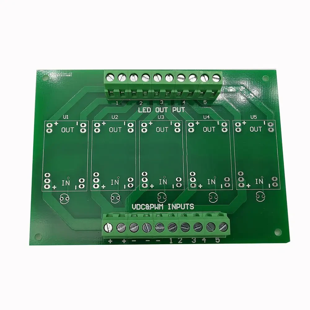 Друкована плата LDD-H Meanwell Driver, 115x80 мм. Універсальна плата для LED драйверів.
