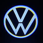 Логотип підсвітка дверей Lazer door logo light VOLKSWAGEN Лінза скло HD зображення, PREMIUM, фото 3