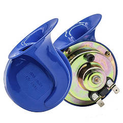 EL 100 710 / Cигнал звуковий "равлик" 12V 2-тоновий, синій