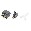Cигнал звуковий повітряний 3 дудки 12V хромований Elegant (EL 100 747), фото 4