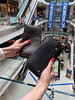 Шкіряний гаманець ZIPPER XL коричневий