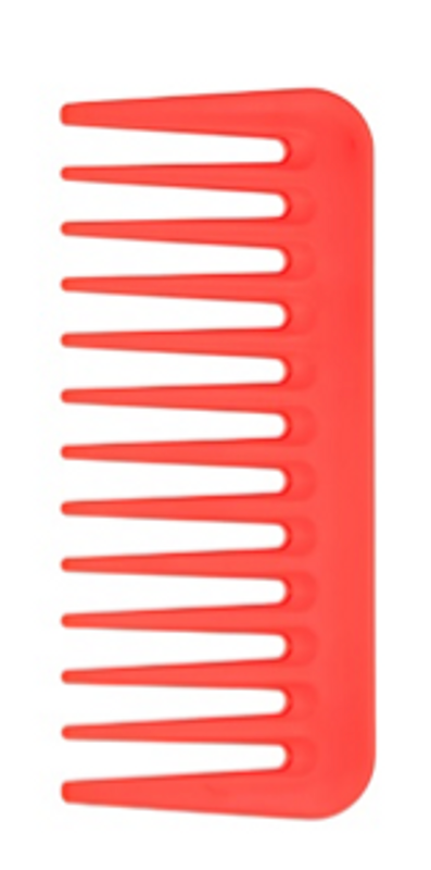 Гребінець для волосся кораловий Janeke Superbrush Small Supercomb Fluro