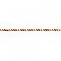 Декоративная гвоздевая лента Sigma D=9,5мм для мебели (1м + 20 гвоздей), красная бронза (медь) (713306)