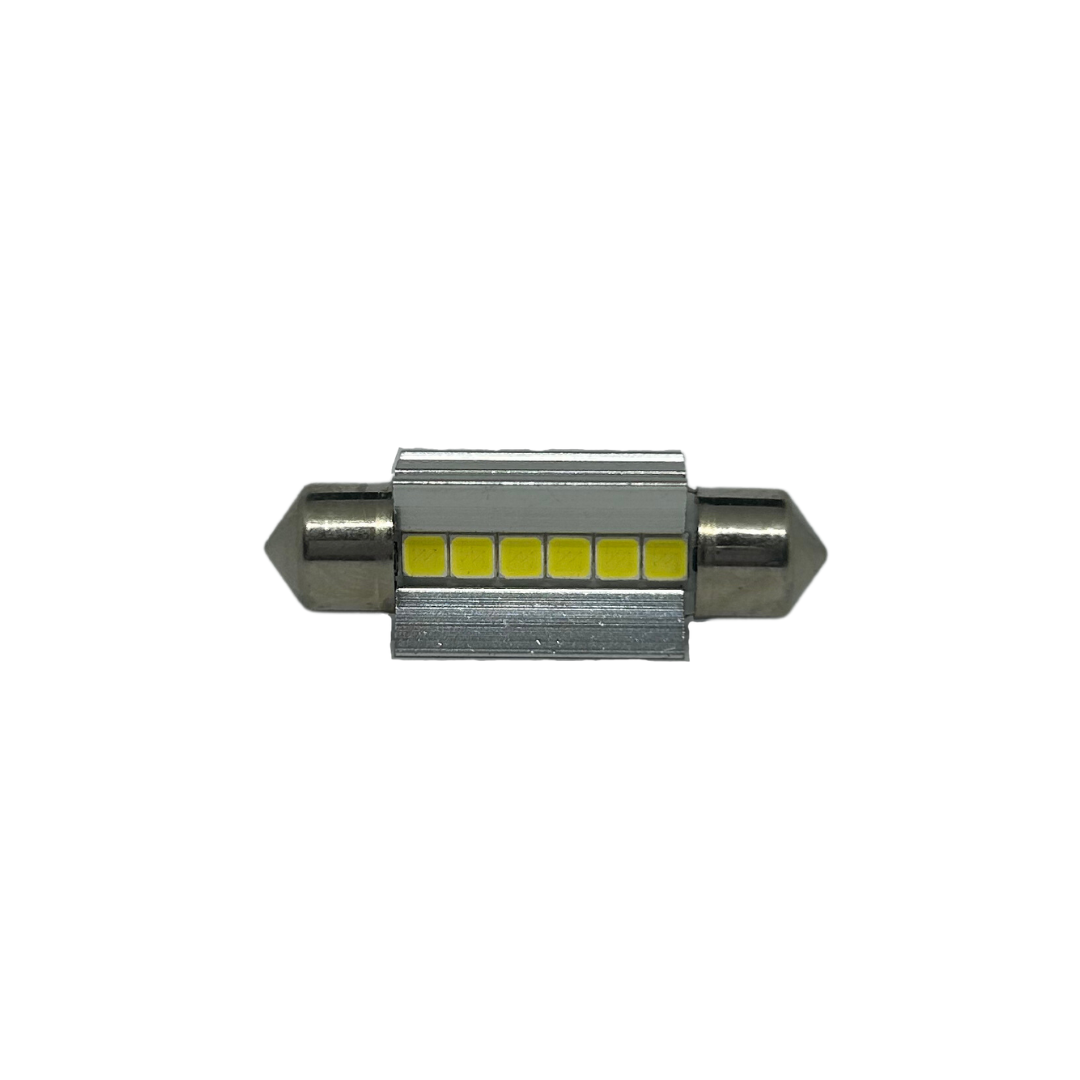 LED автолампа лед діодна C5W SMD3030 CANBUS обманка 39 мм білий