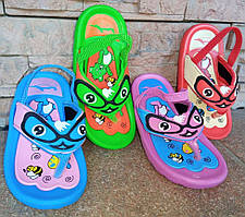 Босоніжки-мильниці дитячі різнокольорові з очима