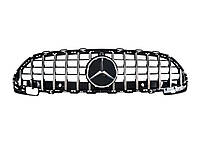 Решетка радиатора на Mercedes C-Class W206 2021-2023 года GT Panamericana ( Черная с хромом )