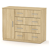 Комод 4+1Б горіх екко Компаніт (105х45х85 см), фото 8