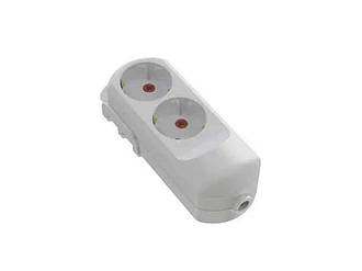 Колодка 2 гнізда з заземленням NX501200 ТМ Neomax BP