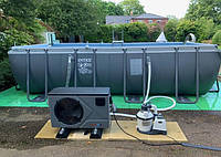 Підігрівання води в басейні тепловим насосом повітря-вода