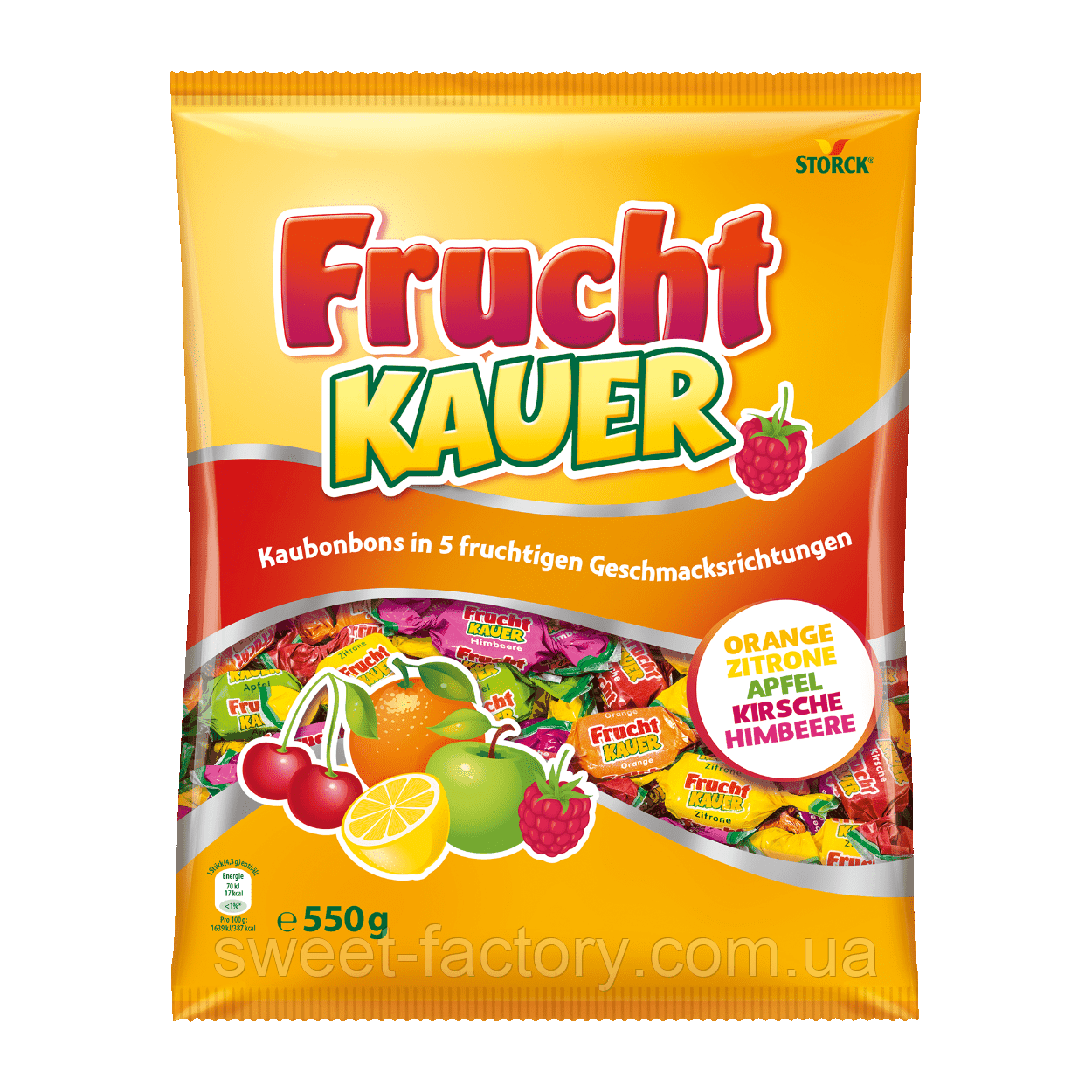 Жувальні цукерки Storch Frucht Kauer 550g, фото 1