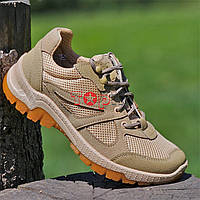 Тільки 43р! Кросівки чоловічі тактичні бежеві койот літні сітка Кроссовки мужские тактические бежевые летние (Код: 3233ТАКТ)