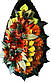 Вінок похоронний з штучних квітів (ЕВ №1 Елітний), розміри 175*75см, доставка по Україні., фото 2