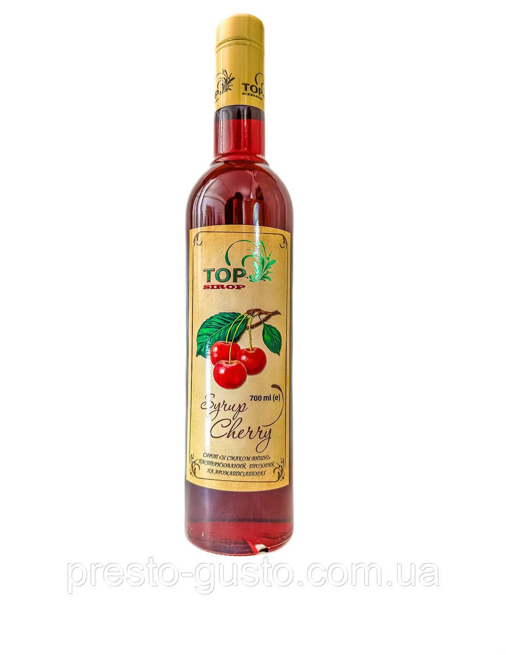 Сироп "Вишневий" 0,9л ТМ "TOP Sirop"